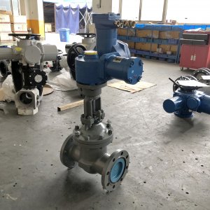 礦用電動閥門MKZ941H-40 DN150防爆（礦山、冶